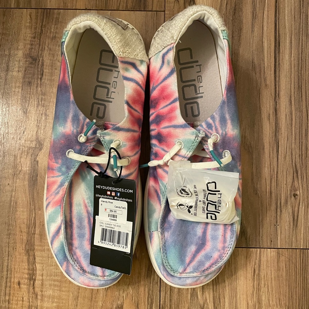 Hey Dude Multicolor Tie-Dye Shoes